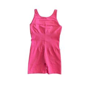 PUMIEY Hot Pink Workout Romper